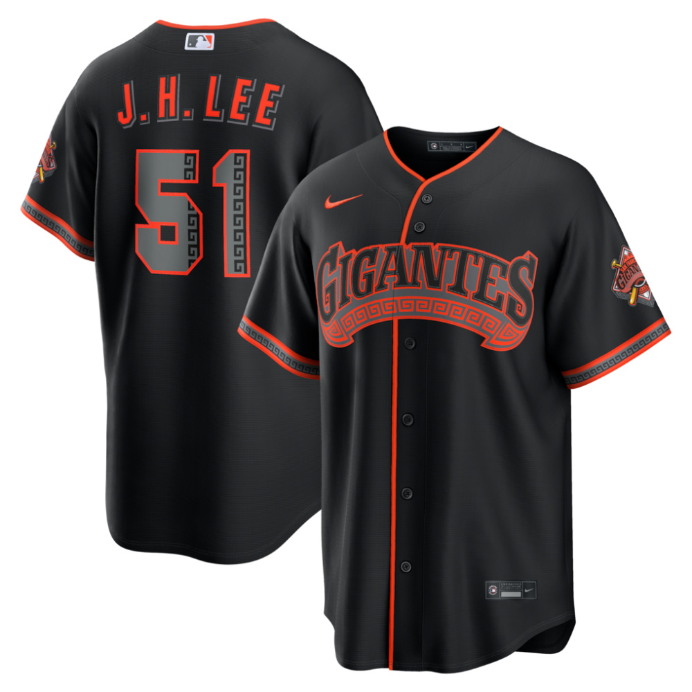 Jung Hoo Lee San Francisco Giants Alternate Stadium Jersey - Black-Pro Kit Vault | Brand New 26/27 Sports Jerseys